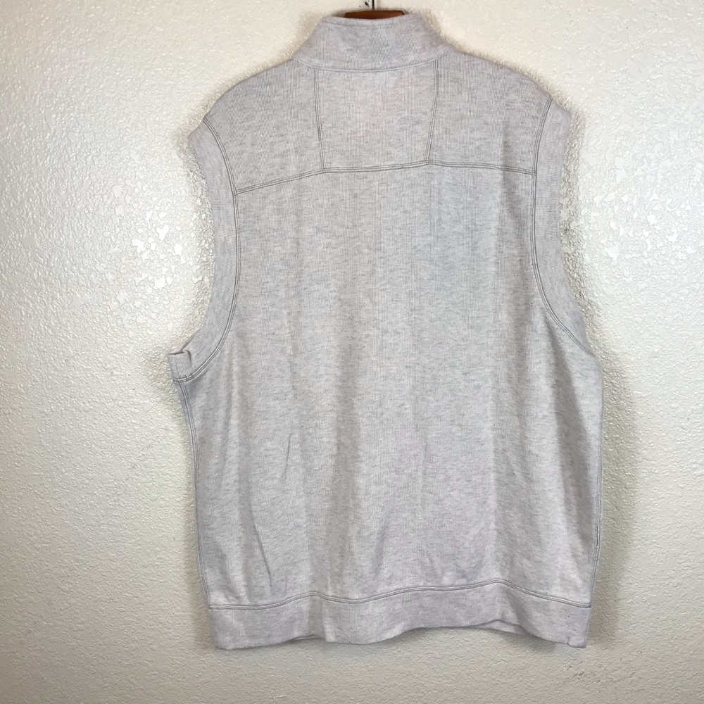 Tommy Bahama NWT abalone Heather full zip vest - Picture 4 of 6